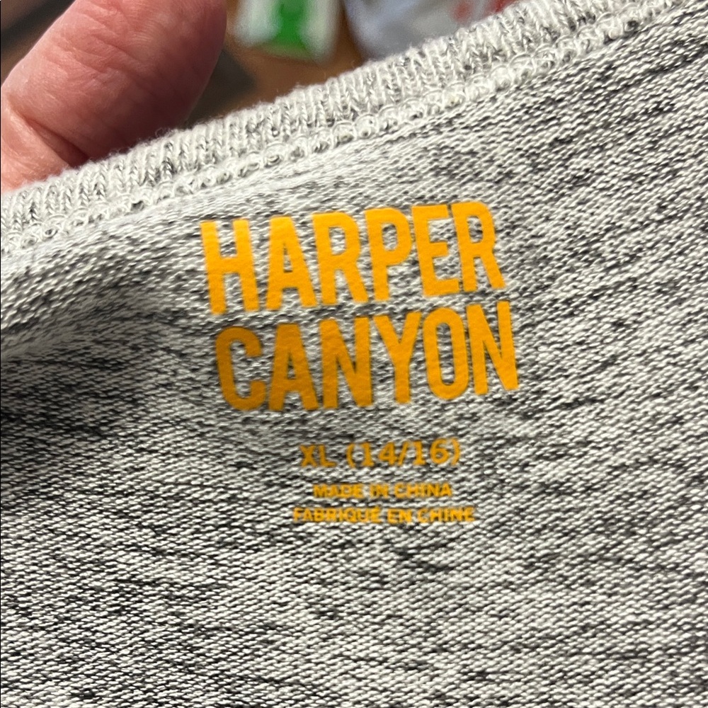 Harper Canyon Heather Gray Midi Dress - Picture 2 of 3